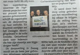 Recordopbrengst in de media