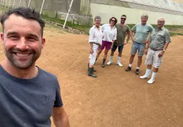 Vissen op de Nijl in Uganda