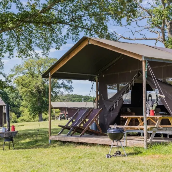 Weekend camping in Frankrijk